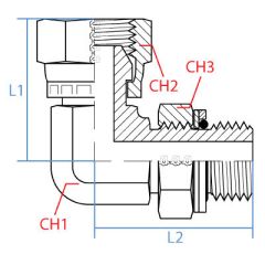 90* M.Bspp Adj. X F.Bspp Swvl.