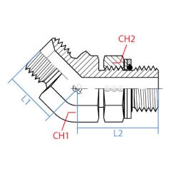 45* Elb. Mbspp X Adjust.Mbspp