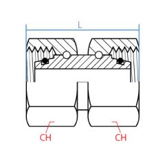 Female Din Soft Seal Union