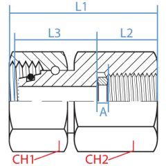 Gauge Cplg Fbspp-Fem Soft Seal