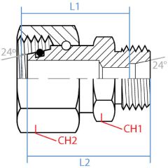 F Din X M Din Reducer