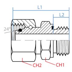 F Din X M Metric Es Seal