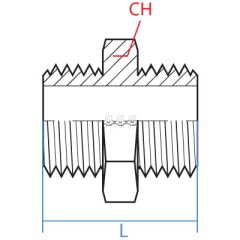 Brass Male Bspp Nipple