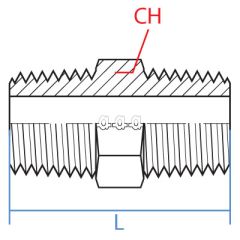 Brass Male Bspt Nipple