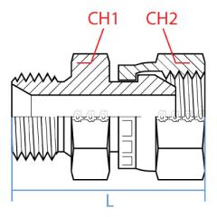 Male Bspp X Female Bspp Swivel