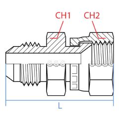 Male Jic X Female Jic Swivel
