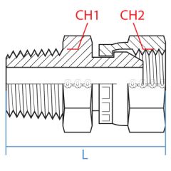 Male Bspt X Female Bspp Swivel