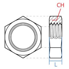 Bspp Bulkhead Locknut