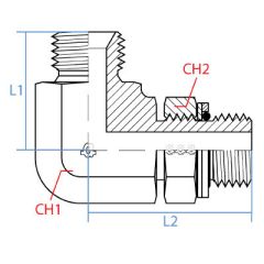 90* Elb. Mbspp X Adjust.Mbspp