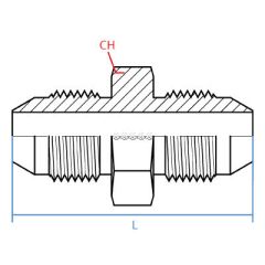 Komatsu Male Union 24Mm X 1.5