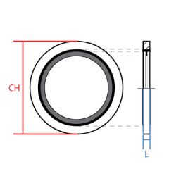 Viton Bonded Seal