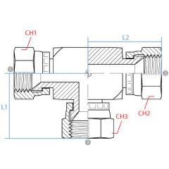 Female Jic Swivel Tee