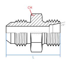 Mjic X Male Metric Port Only