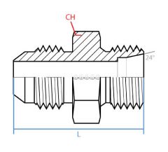 Mjic X Male Din Tube Only