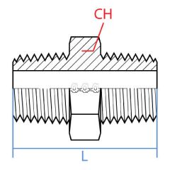 Stainless Male Bspt Nipple