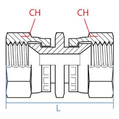 Ss316 Female Jic Union