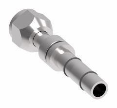 E-Z Clip Series Fitting, 5/8-18 Female O-Ring (Short Pilot), -08 Hose, Straight