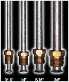 Steel Brake Line Assembly, Domestic Style, 5/16 x 51 Inch