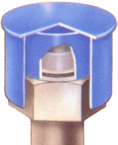 Polyethylene 1-7/16-12 (-16 O-Ring Face Seal) Protective Cap For O-Ring Face Seal Fittings