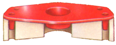 Polyethylene -16 Code 61 Bolted Flange Protector
