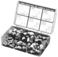 Pocket Pack Grease Fitting Assortment. ALEMITE PACK OF FITTING ASSORTMENTS