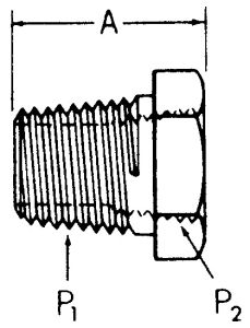 Steel Adapter, 1-1/2-11-1/2 Male NPT To 3/8-18 Female NPT, Bushing