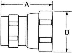 Danfoss / Eaton REFRIG COUP FEM Half