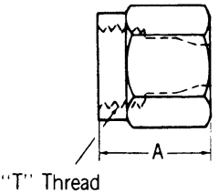 Versil Flare Flareless Tube Nuts, JIC 37 deg Flare