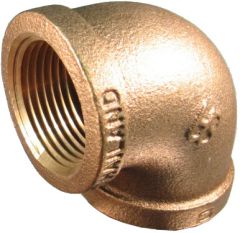 Brass Pipe Fitting, 1 Inch 90 deg Elbow