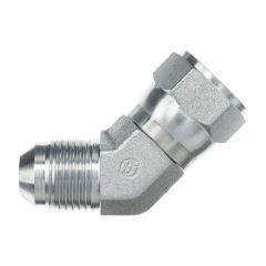 SS 45 DEGREE SWVL CONN. -12MJIC X 12FJIC
