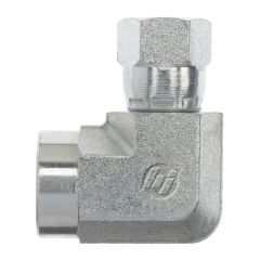 1/8 FEMALE NPT X 4 FJS 90 FORGED STEEL