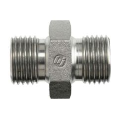 M16X1.5-M16X1.5 HEX NIPPLE W 60 DEG SEAT