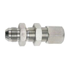 08MJ-08BT BLKHD STRAIGHT WITH LOCK NUT