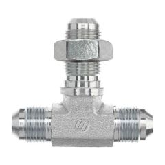 MJ-MJ-MJ BULKHEAD TEE WITH LOCKNUT