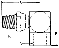 Steel Adapters, Male NPT Swivel To Female NPT, 90 deg Elbow