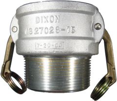 Aluminum Cam & Groove Coupler, Female Half, 2-1/2 Inch Male NPT