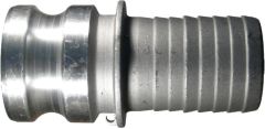 Aluminum Cam & Groove Adapter, Male Half,  Inch Hose Shank
