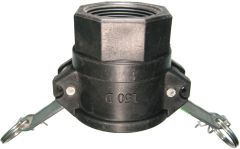 Polypropylene Cam & Groove Coupler, Female Half, 2 Inch Female NPT