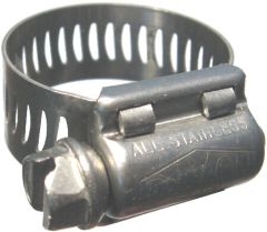 HSS Series Stainless Steel Worm Gear Clamp, 0.50 Inch Width, 2.31 To 3.25 Inch Diameter