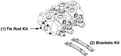 SD25 Series Walvoil SD25/2 Tie Rod Kit