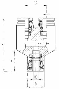 Brass Push Tube Fitting, 0.25 Inch Tube OD 