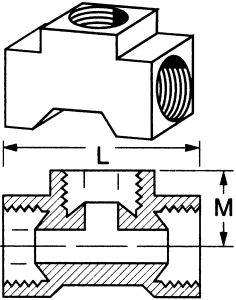 Brass Adapter, 0.19 Inch Female 42 deg Inverted Flare Union Tee