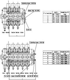 VD12A Series Assembly kit for 9 section valve assembly
