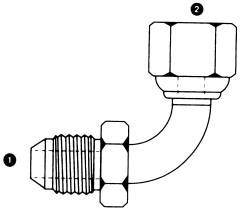 Steel Adapter, 9/16-18 Male JIC 37 deg Flare To 3/8-19 Female BSPP (British Parallel), 90 deg Bent Tube Elbow