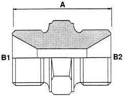 Steel Adapter, 5/8-14 Male BSPP (British Parallel) To 5/8-14 Male BSPP (British Parallel), Straight