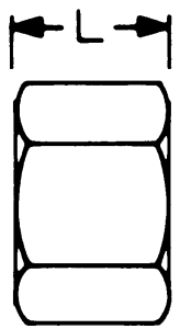 Brass Compression Nut For Copper & Aluminum Tubing, 0.75 Inch Tube OD