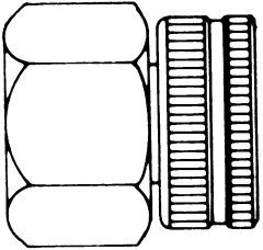 Brass Adapters, Female Garden Hose Straight Thread Swivel To Female NPT, Straight