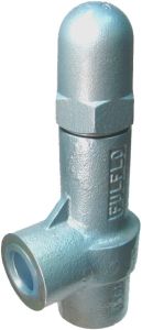 V Series Guided Piston Relief Valve, Cast Iron, 1-1/2 NPT Ports,  Spring, Up To 80.00 GPM