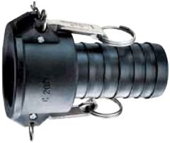 Polypropylene Cam & Groove Coupler, Female Half, 2 Inch Hose Shank