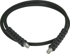 Heavy-Duty Rubber High Pressure Hydraulic Hose Assembly, 0.25 in ID, 6 ft Long, 3/8 in NPT Ends